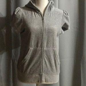 Juicy Couture grey velvet jacket